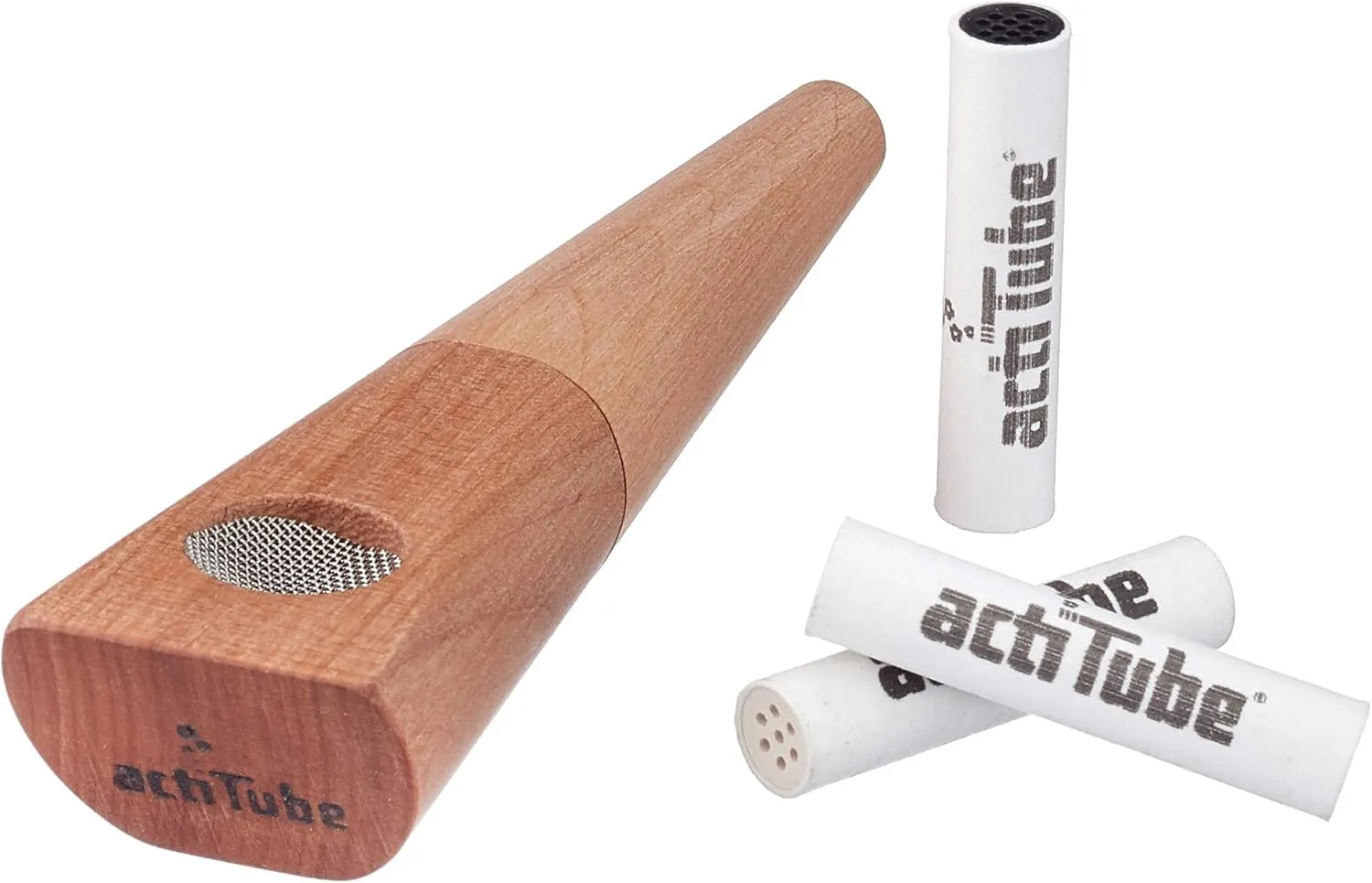 Bild von Tune Birnenholz Pfeife mit Aktivkohle, 11,5 cm lang