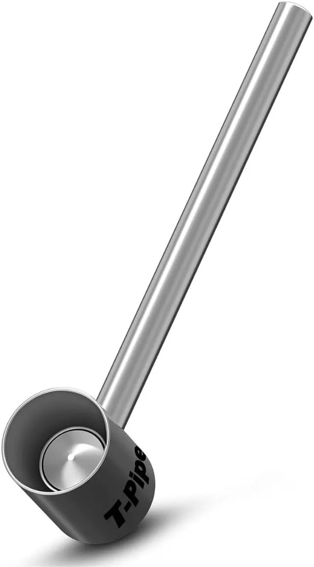 Bild von UDOPEA T-Pipe aus Titan, eine hochwertige und geschmacksneutrale Metallpfeife, klein und leicht mit optimalen Raucheigenschaften
