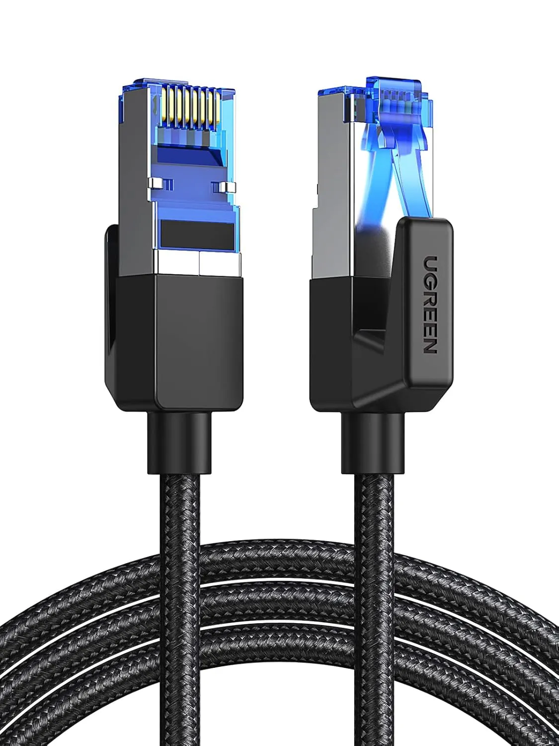 Bild von UGREEN Cat 8 LAN Kabel 1 Meter mit 40 Gbps und 2000 MHz, kompatibel mit PS5, PS4, Steam Deck, Xbox, Switch, Router und Modem