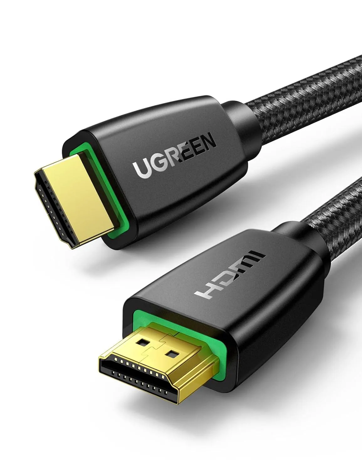 Bild von UGREEN HDMI Kabel 2 Meter 4K 60Hz High Speed mit Ethernet und vergoldeten Anschlüssen, kompatibel mit TV, Monitor, Blu-ray und Spielkonsolen