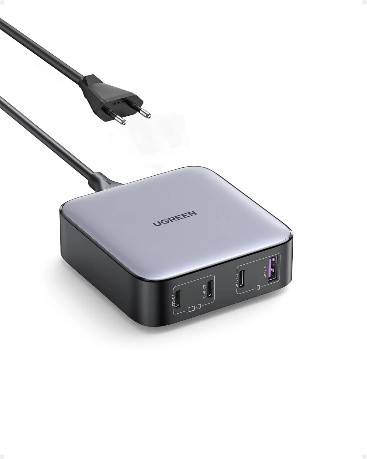 Bild von UGREEN Nexode 100W USB C Ladegerät mit 4 Anschlüssen, kompatibel mit MacBook Pro, iPhone 16 Pro Max und Galaxy S24 Ultra