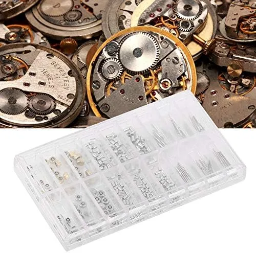 Bild von Uhr Krone Ersatzteile Set für Reparaturen aus Edelstahl mit professionellem Zubehör