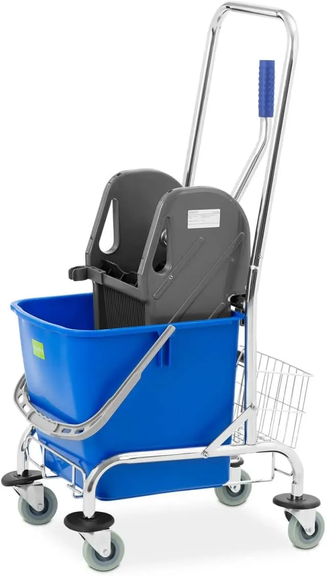 Bild von ulsonix UNICLEAN ONE30 Putzwagen mit 30 Litern und Presse für professionelle Reinigung