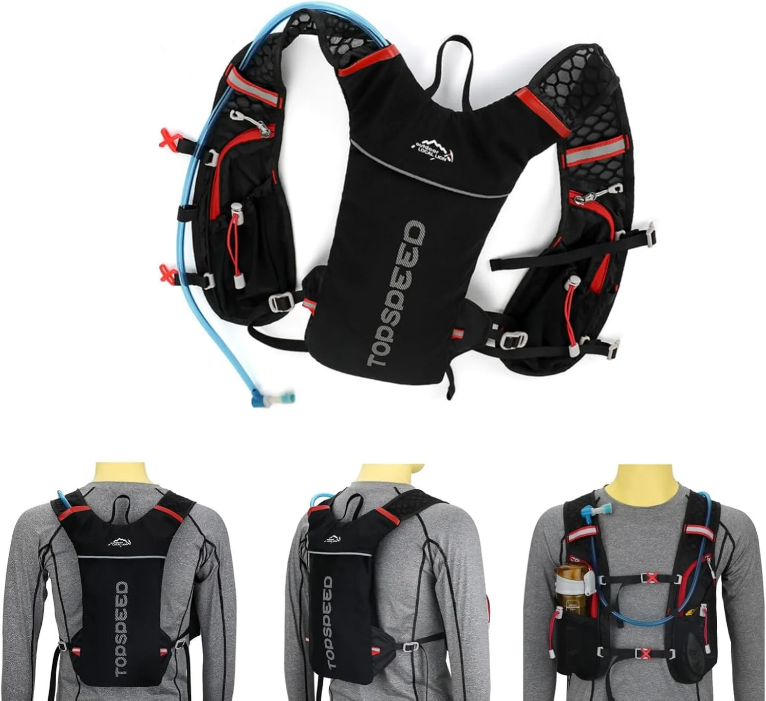 Bild von Ultraleichter Trinkrucksack für Trailrunning und Outdoor-Aktivitäten