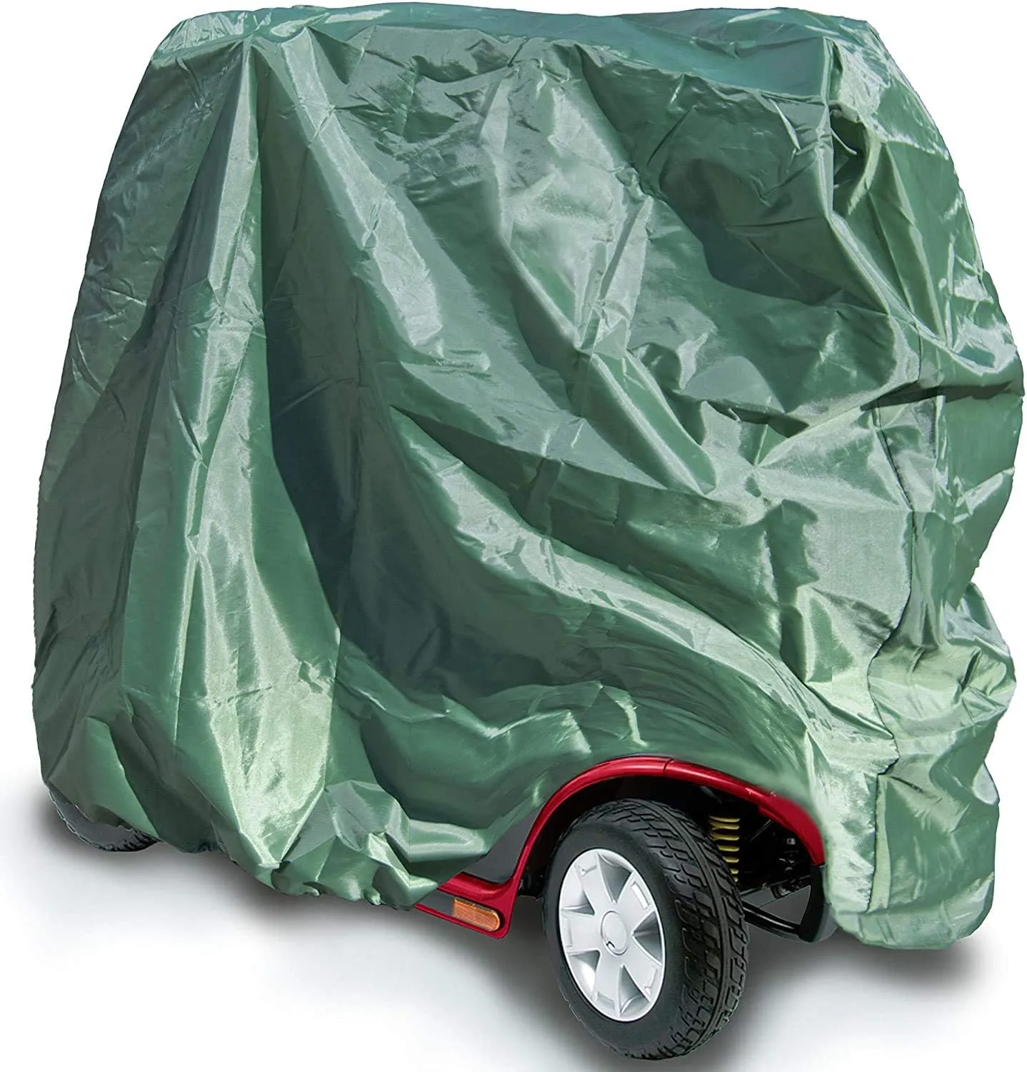 Bild von Universal Schutzhaube für Elektromobile in Grün, Maße 147 x 71 x 140 cm