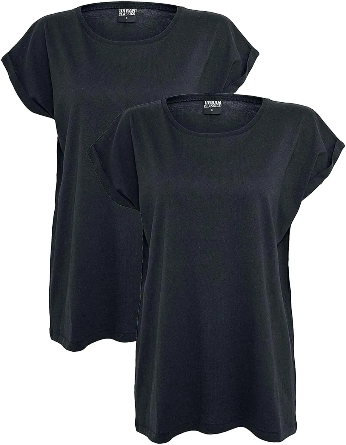 Bild von Urban Classics Damen T-Shirt 2-Pack in verschiedenen Farben und Größen von XS bis 5XL