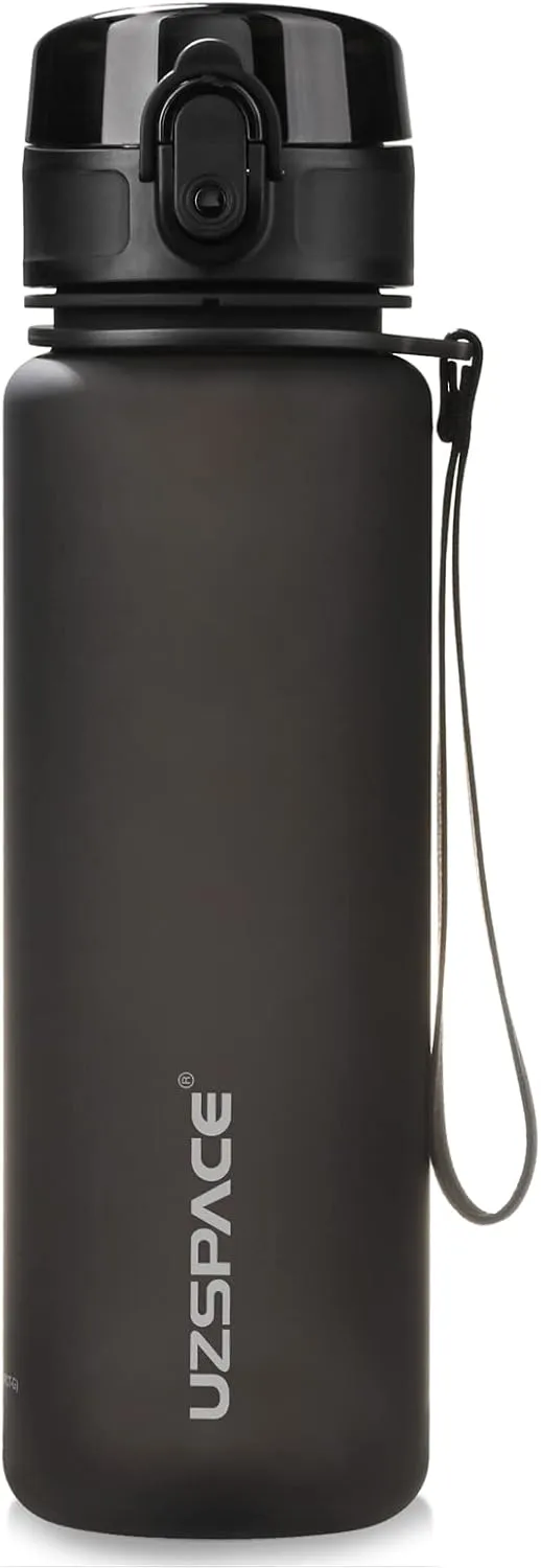 Bild von UZSPACE Auslaufsichere Trinkflasche für Kinder aus BPA-freiem Tritan in 1 l, 800 ml und 500 ml