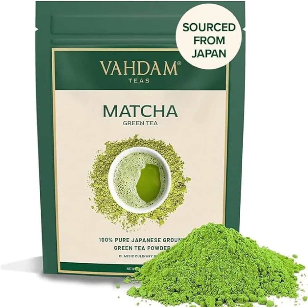 Bild von VAHDAM Matcha Grüntee Pulver 100g für über 100 Tassen
