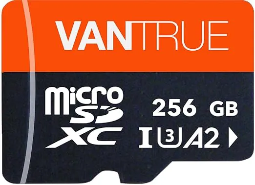 Bild von VANTRUE 256GB microSD Speicherkarte UHS-I U3 4K mit Adapter