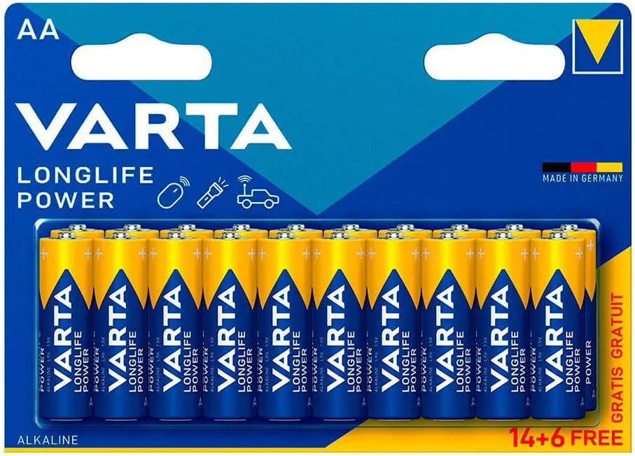 Bild von Varta High Energy AA Batterien 1,5 V Alkaline im 20er Pack