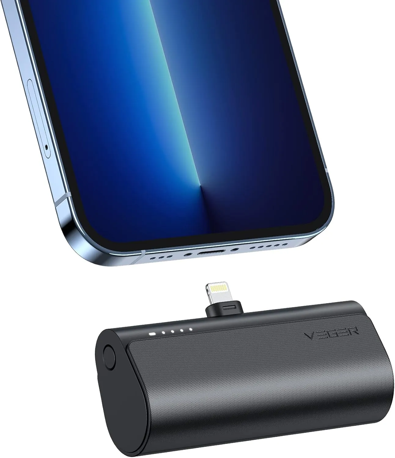 Bild von VEGER Power Bank mit 5000 mAh und 20W PD, kompakte Mini Powerbank für schnelles Aufladen, kompatibel mit iPhone 13, 12, 11 und mehr