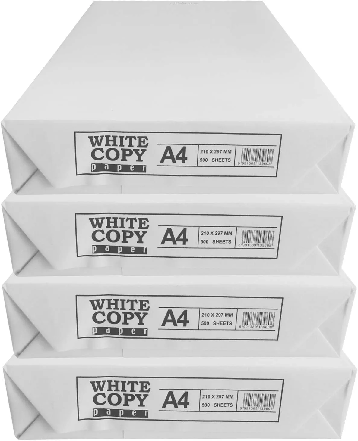 Bild von Versando 2000 Blatt DIN A4 Kopierpapier mit 75 g/m² in Weiß, geeignet für Laser und Fax