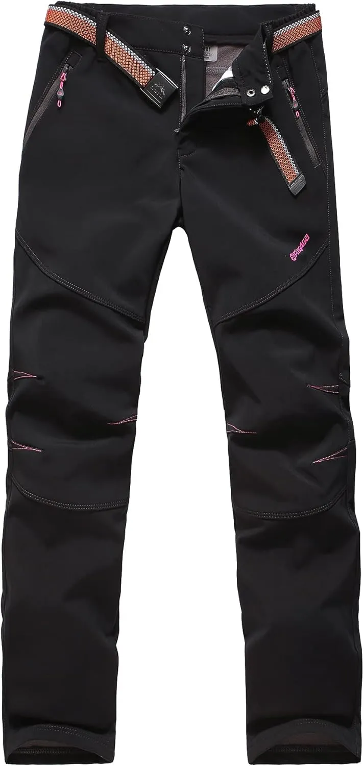 Bild von VERTAST Damen Winter Wanderhose warm gefüttert winddicht für Outdoor-Aktivitäten