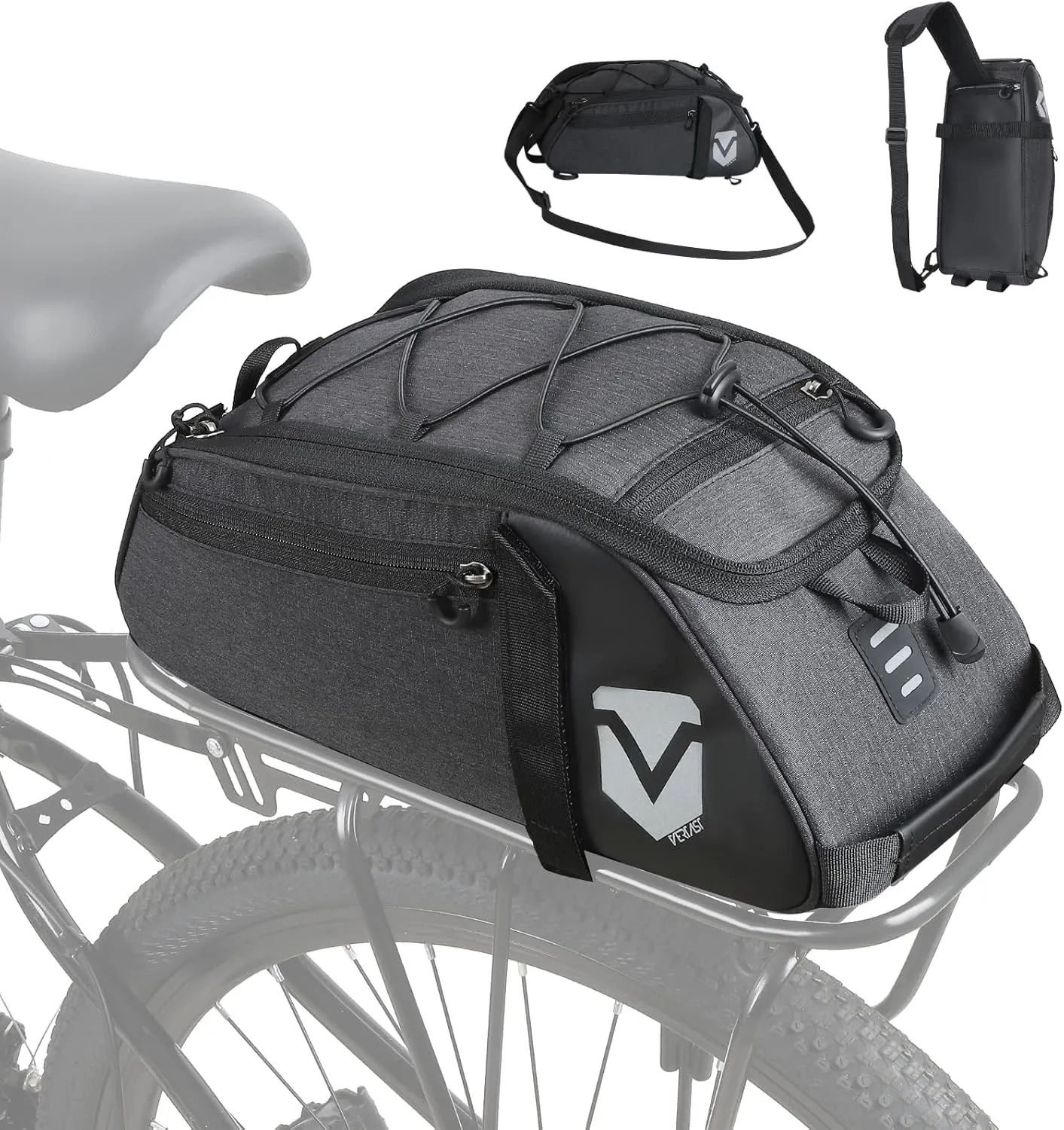 Bild von VERTAST wasserdichte multifunktionale Fahrrad Gepäckträgertasche