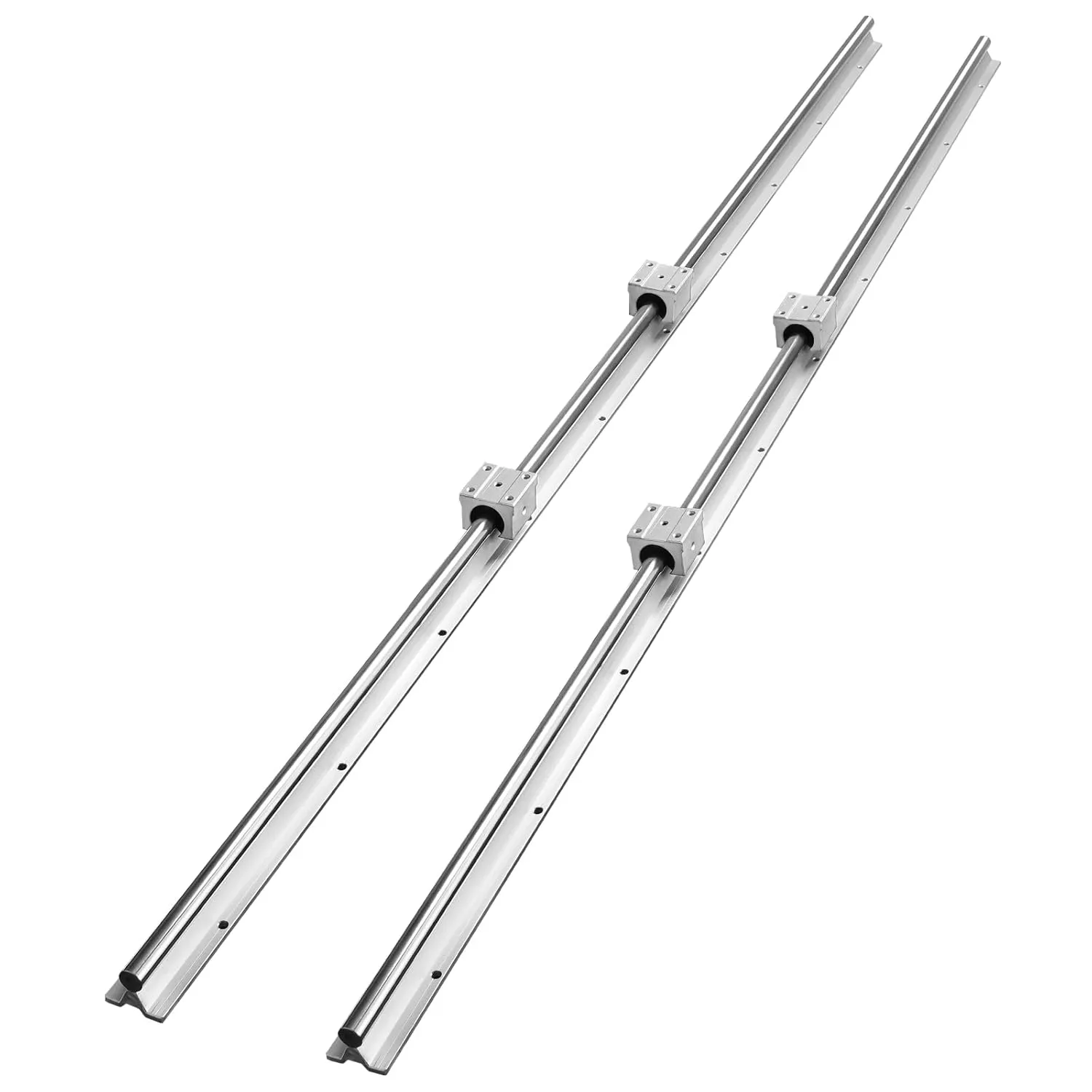 Bild von VEVOR SBR20 Linearführung Set mit 2 Schienen und 4 Gleitblöcken für CNC Anwendungen und 3D Drucker