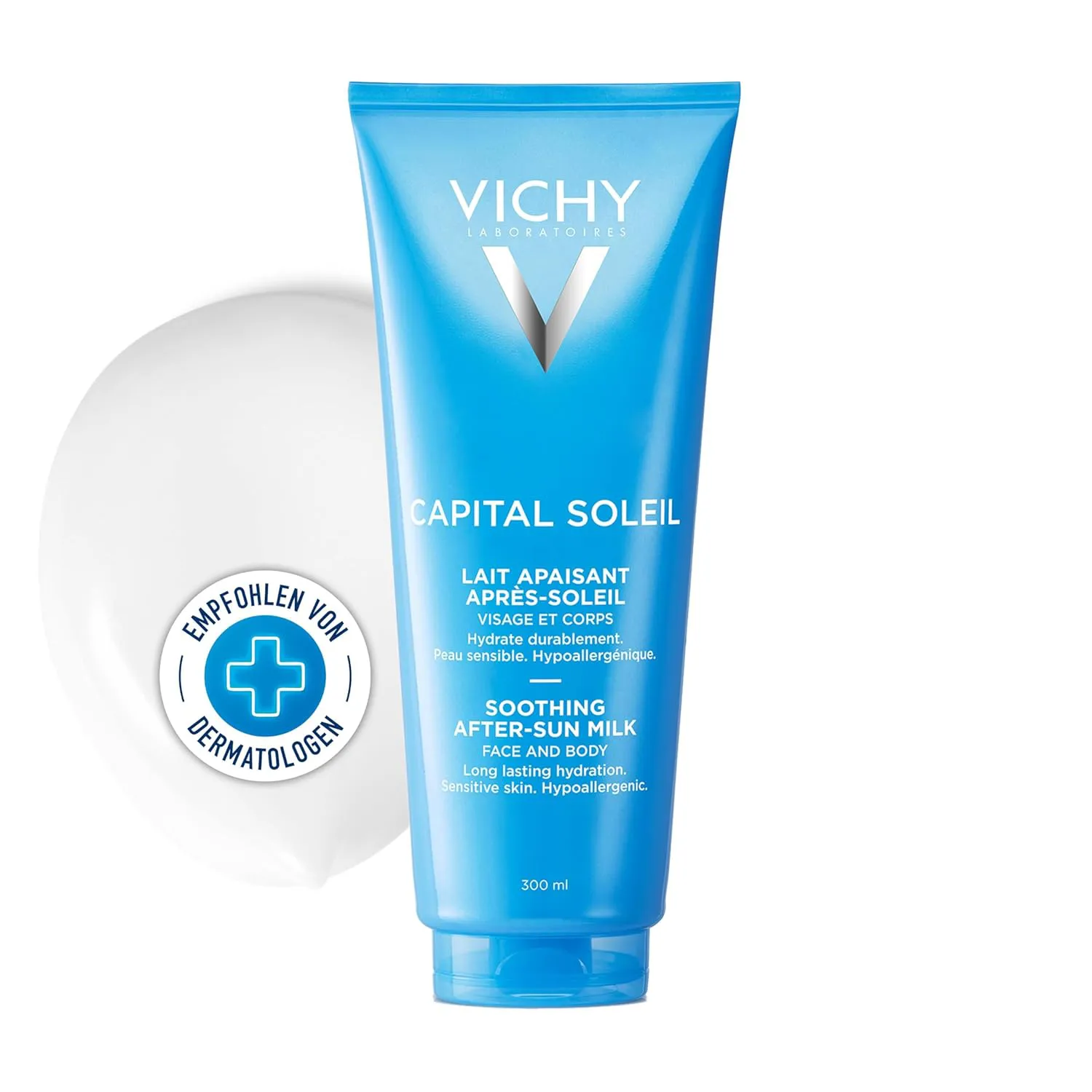 Bild von Vichy Capital Soleil After Sun Pflege-Milch mit Hyaluron für 24 Stunden Feuchtigkeit, 300 ml