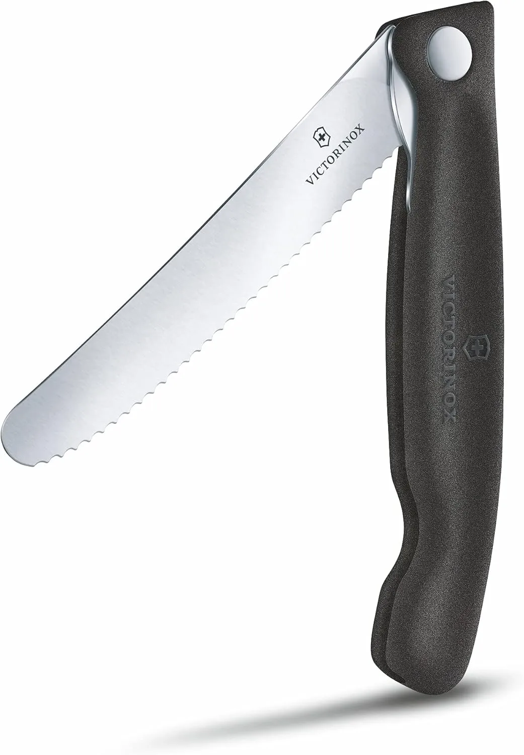 Bild von Victorinox Swiss Classic Profi Tomaten- und Tafelmesser mit 11 cm Klinge aus rostfreiem Stahl und Wellenschliff