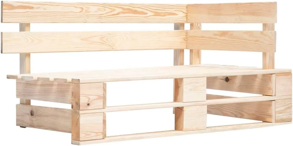 Bild von vidaXL Holz Gartenbank für Innen- und Außenbereich als Eckbank oder Sitzbank