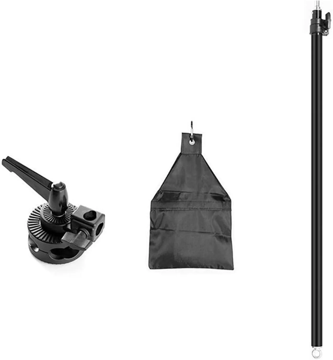 Bild von Videobeleuchtungs Set mit verstellbarem Galgenarm aus Aluminiumlegierung, Sandsack und Stativhalterung