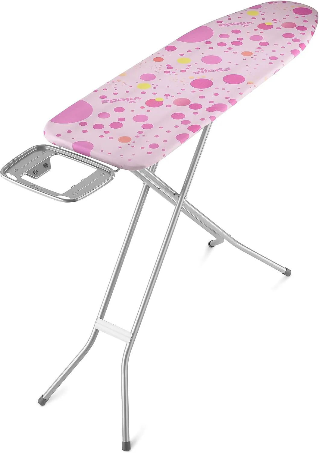 Bild von Vileda Star Bügelbrett mit 120 x 38 cm Bügelfläche, höhenverstellbar von 75 bis 96 cm und TÜV-GS geprüft