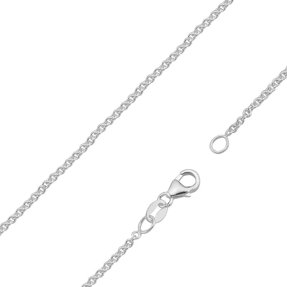 Bild von Vinani Damen Ankerkette aus Sterling Silber 925 mit 0,7 mm Stärke, Artikelnummer UB00