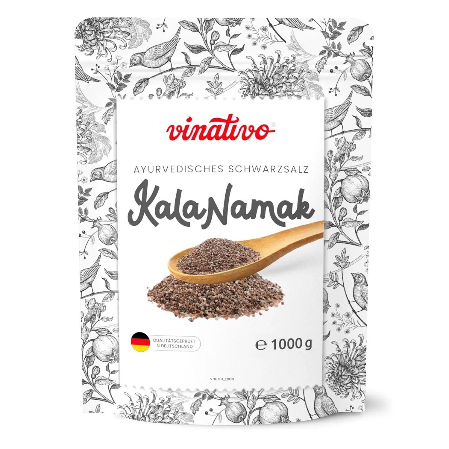 Bild von vinativo Kala Namak Salz 500g Premium Qualität jodfrei veganer Ei-Ersatz