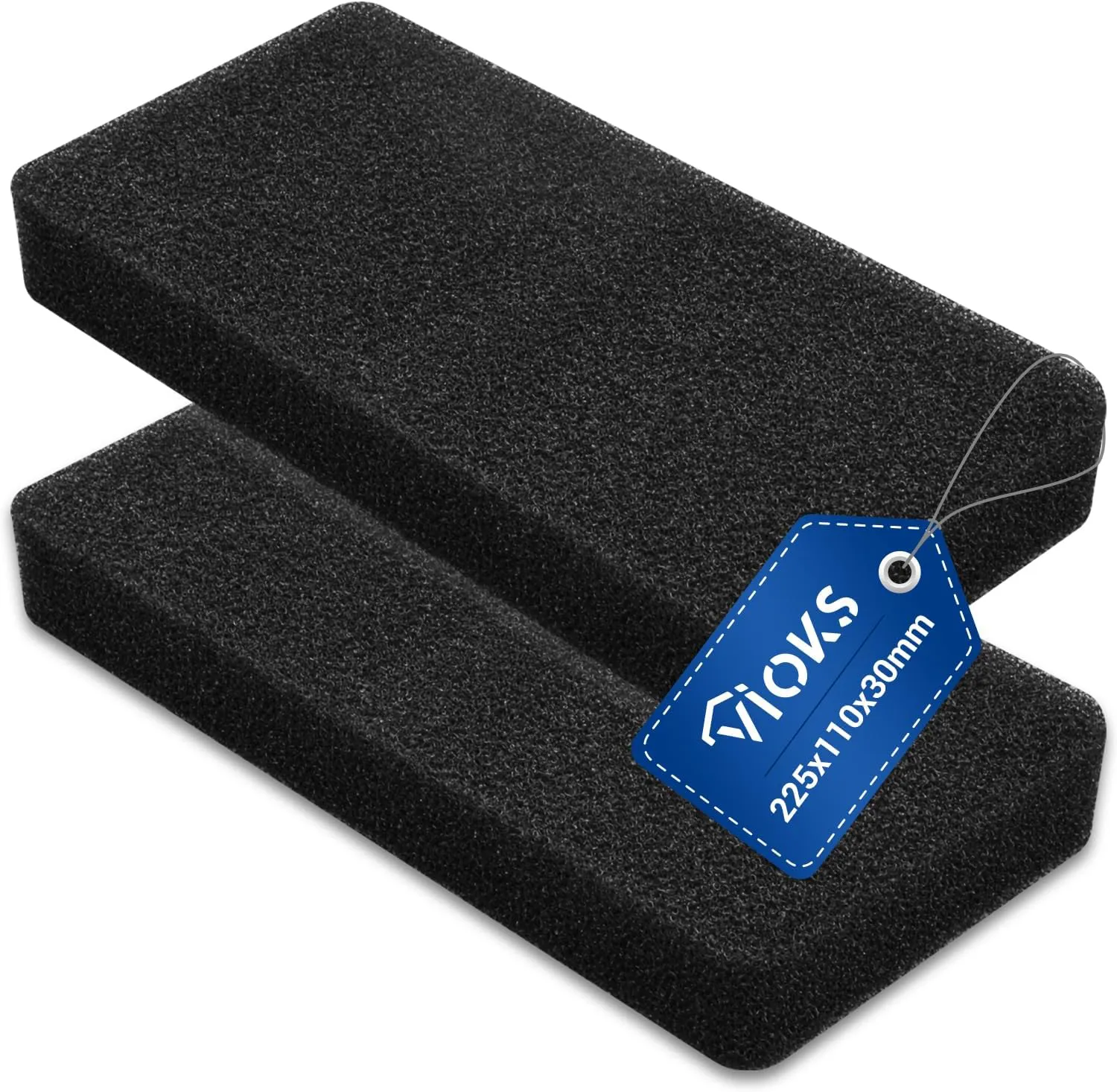 Bild von VIOKS 2er Set Schaumstofffilter 225x110x30mm für Gorenje Trockner Ersatzteil 327136 SP10