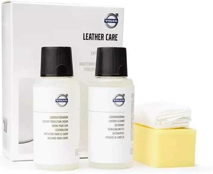 Bild von Volvo Lederpflegeset 31375176 mit 250 ml Lederreiniger und 250 ml Lederschutzcreme