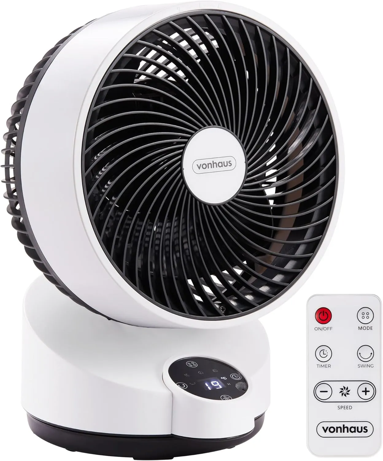 Bild von VonHaus Umluft Ventilator mit Fernbedienung und 3 Geschwindigkeitsstufen