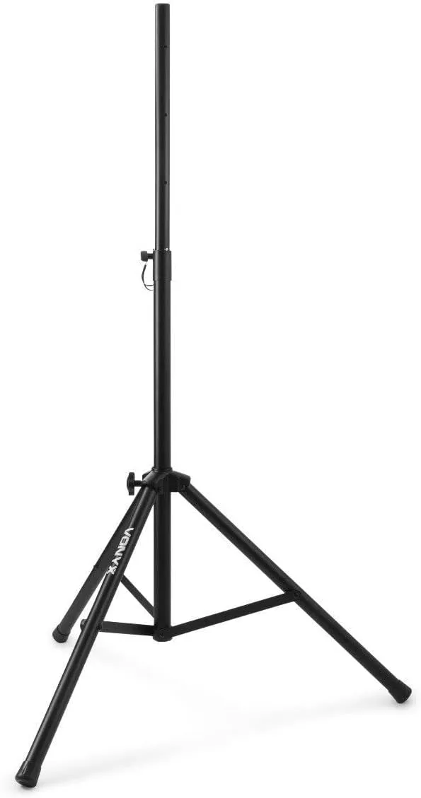 Bild von Vonyx LS04 Pro Lautsprecherständer bis 80 kg, höhenverstellbar bis 2 m, mit Sicherheitsstift, in Schwarz