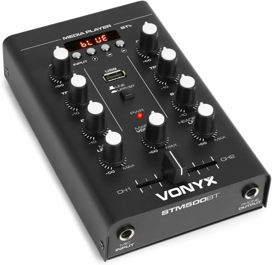 Bild von Vonyx SMT500BT Kompaktmixer mit Bluetooth und MP3-Player