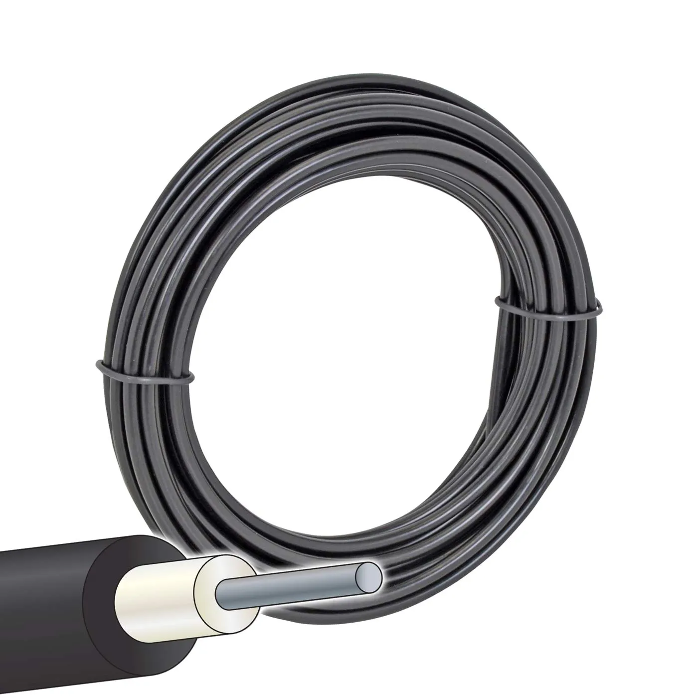 Bild von VOSS.farming 10m Hochspannungszaun mit 1,6mm Erdkabel für Weidezäune