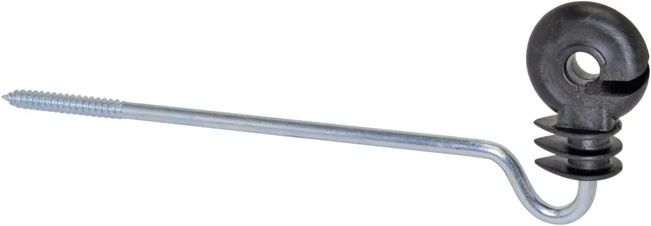 Bild von VOSS.farming 20 Stück Ringisolatoren mit 220 mm Langstiel und Holzgewinde