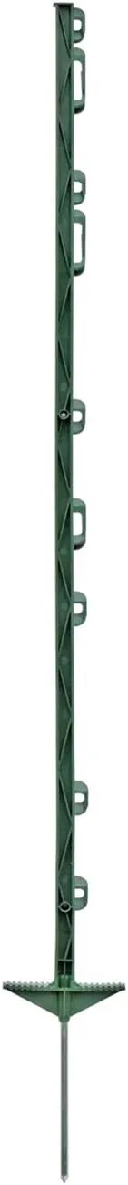 Bild von VOSS.farming 20 Weidezaunpfähle 125 cm mit 9 Ösen in grün