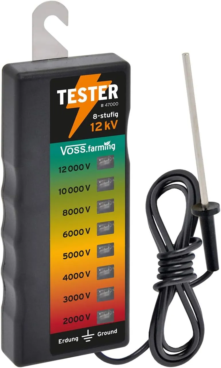 Bild von VOSS.farming Zaunprüfer 12KV 8-stufig für Spannungen von 2000 bis 12000 Volt