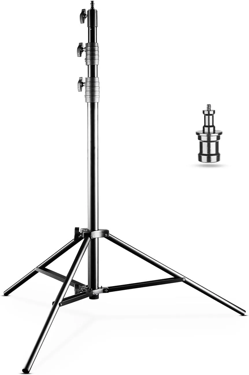 Bild von Walimex pro AIR Jumbo 290 Lampenstativ mit 2,9 m Höhe und 20 kg Traglast für Film und Fotografie