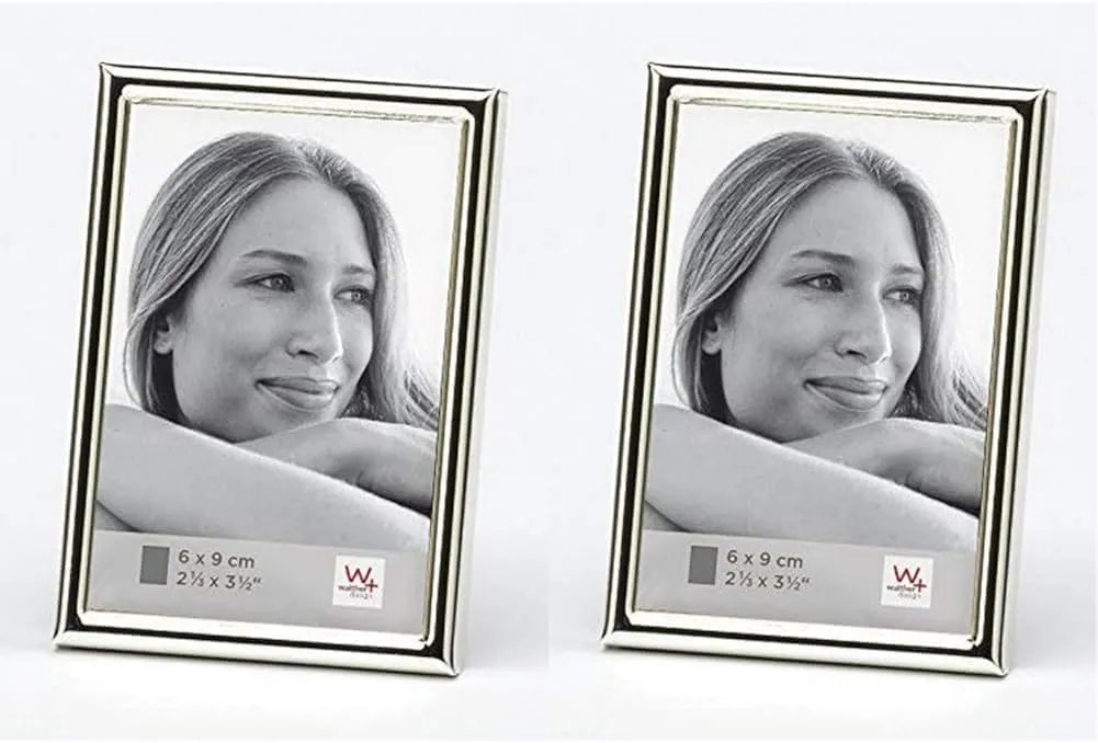Bild von Walther Design Chloe Bilderrahmen in Silber 6 x 9 cm, 2er Pack