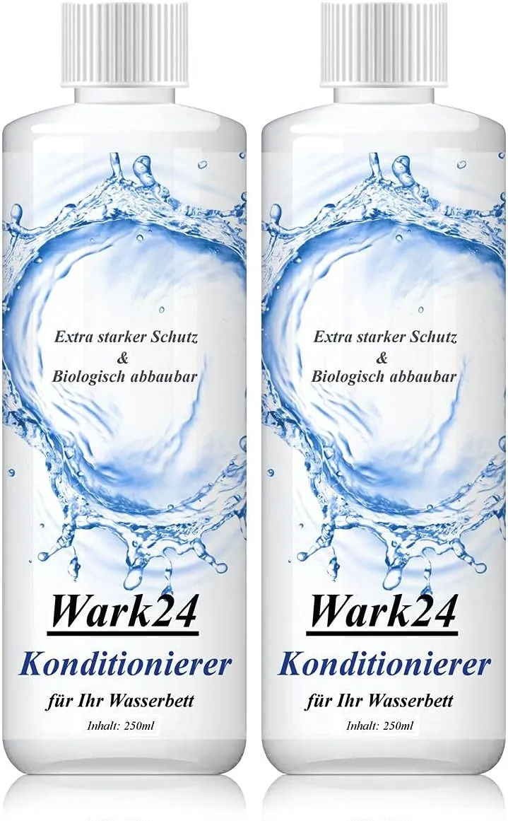 Bild von Wark24 Wasserbett Conditioner 250 ml im 2er Pack mit extra starkem Schutz und 20 Prozent Wirkstoffgehalt