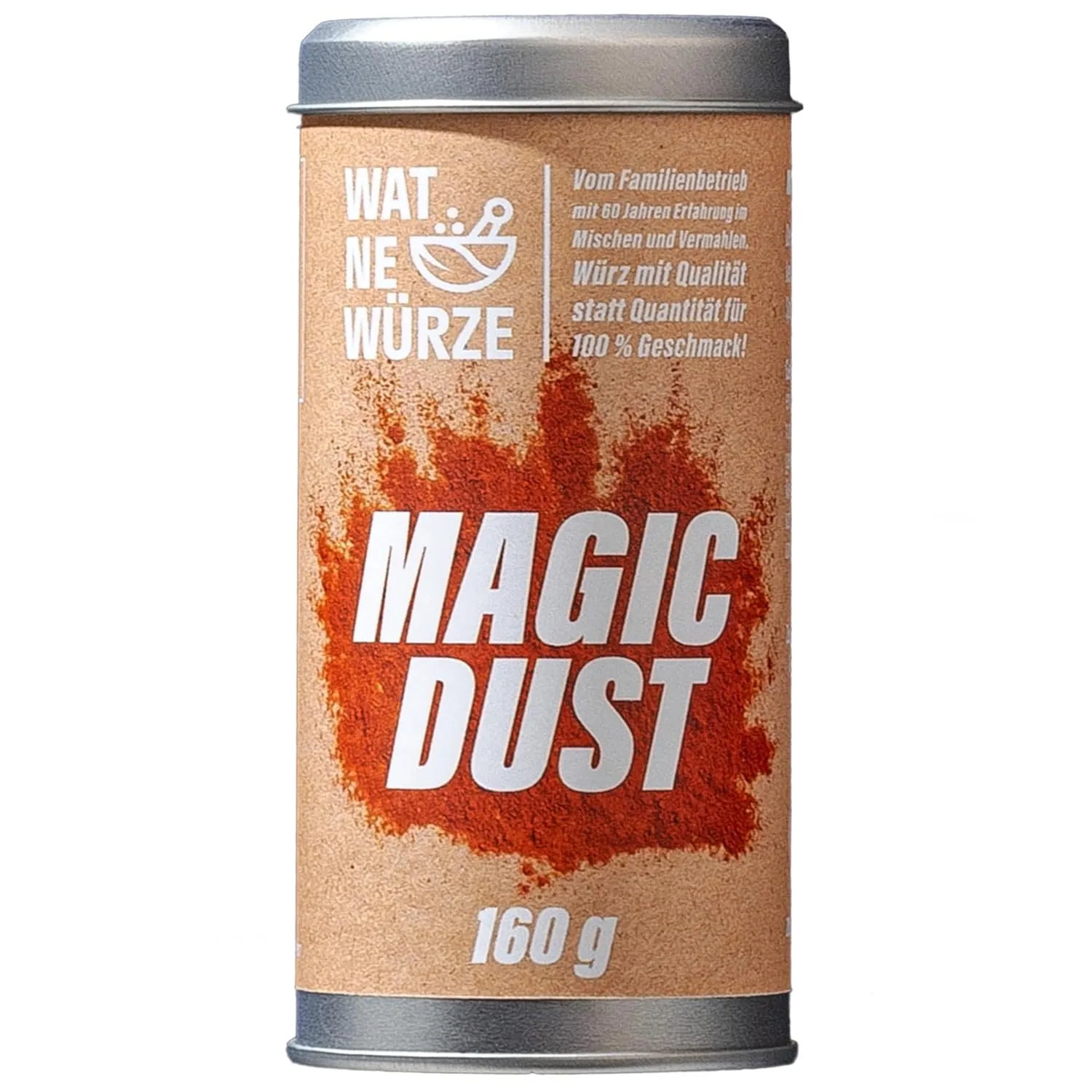 Bild von WAT NE WÜRZE Magic Dust BBQ Rub mit 160 g für Fleisch ohne künstliche Zusatzstoffe, ideal zum Grillen und Braten