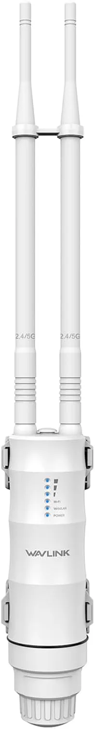 Bild von WAVLINK AC1200 Outdoor WLAN Repeater mit 1200 Mbit/s und Unterstützung für PoE, verschiedene Betriebsmodi und WPA2 Sicherheit