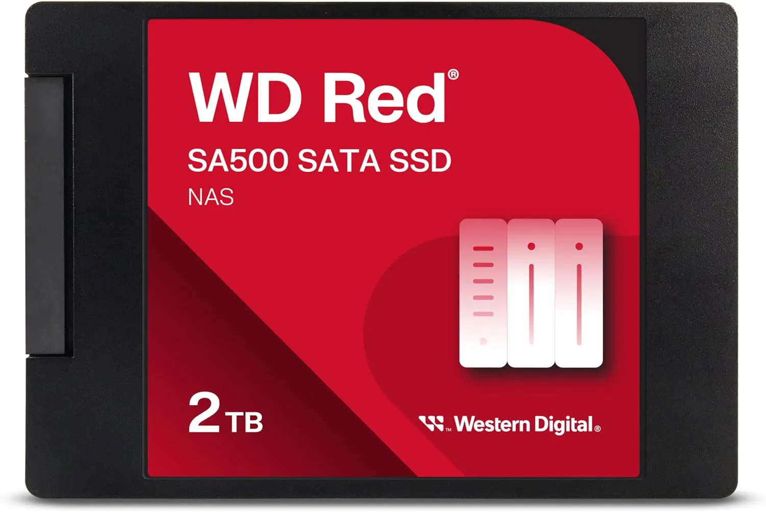 Bild von WD Red 2 TB interne Festplatte für NAS mit 3,5 Zoll, 5400 U/min und SATA 6 Gbit/s