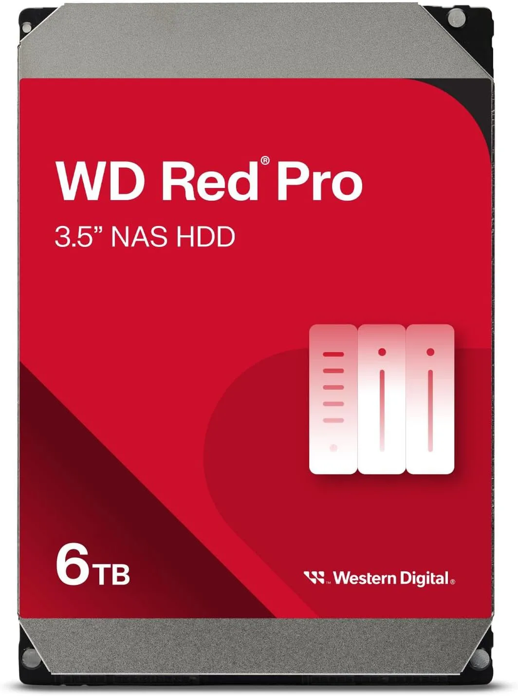 Bild von WD Red Pro 6 TB interne Festplatte für NAS mit 3,5 Zoll, 7200 U/min und 256 MB Cache