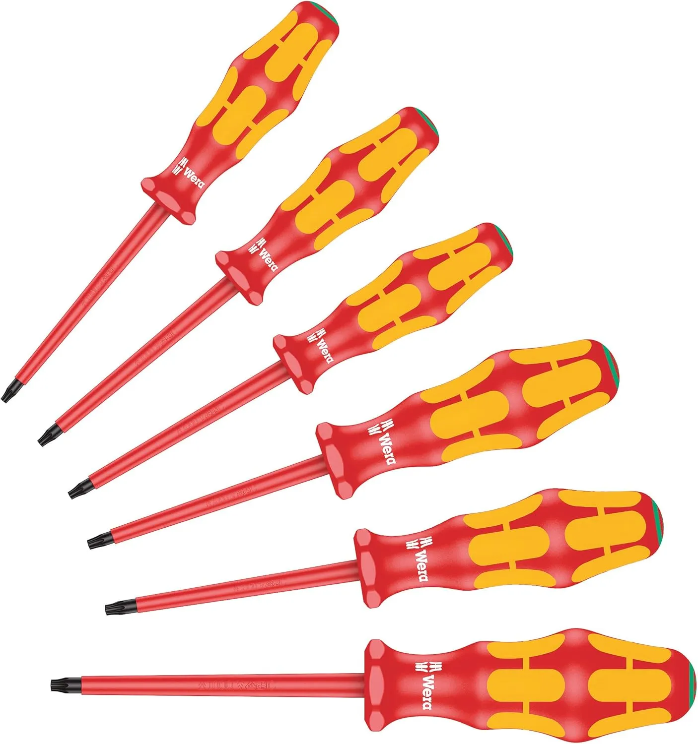 Bild von Wera 167 i/6 Schraubendrehersatz mit 6 Teilen der Kraftform Plus Serie 100