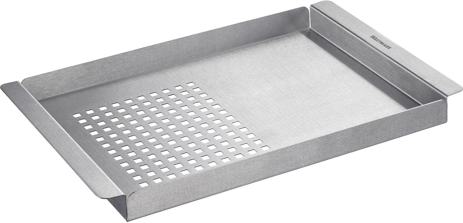 Bild von Westmark 2 in 1 Grillschale aus rostfreiem Edelstahl für vielseitige Grillgerichte