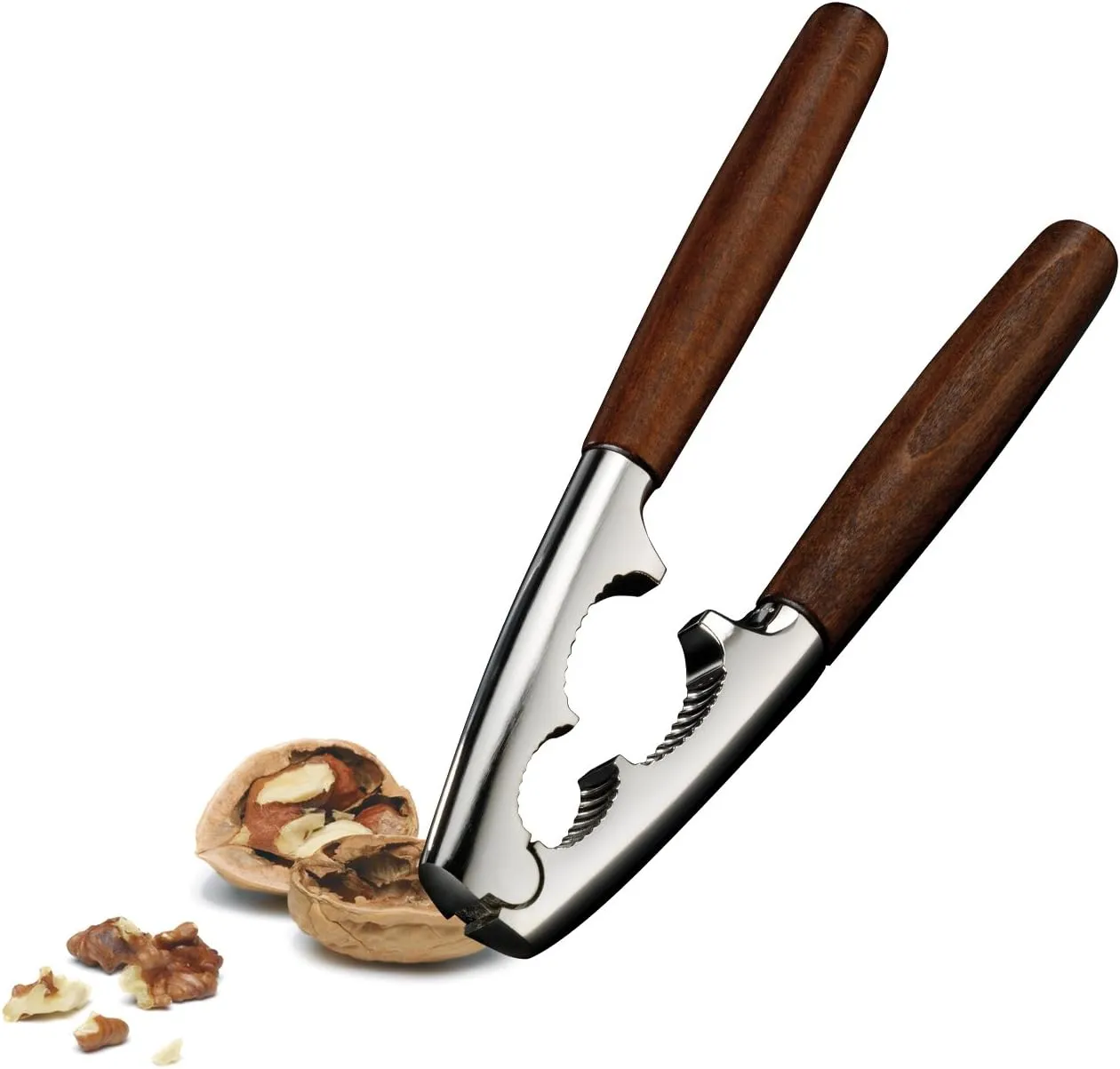 Bild von Westmark Nussknacker Monopol Edition mit Holzgriffen in Silber und Braun, 18,1 cm, Artikelnummer 16803380