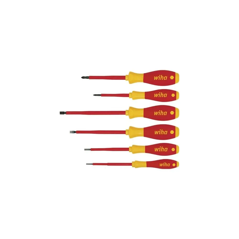 Bild von Wiha 00833 Schraubendreher Set für Elektriker mit 6 isolierten VDE geprüften Werkzeugen