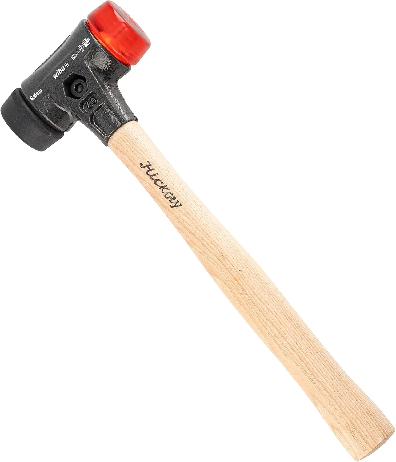 Bild von Wiha Schonhammer Safety 26612 mit Hickory Holzstiel und 40 mm Rund-Schlagkopf