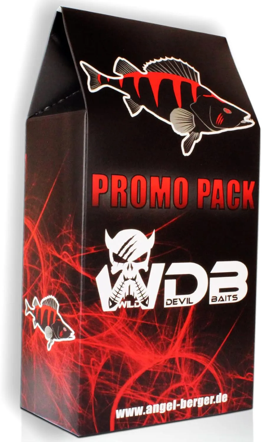 Bild von Wild Devil Baits Promo Pack für Raubfischangeln mit Kunstködern und Angelzubehör