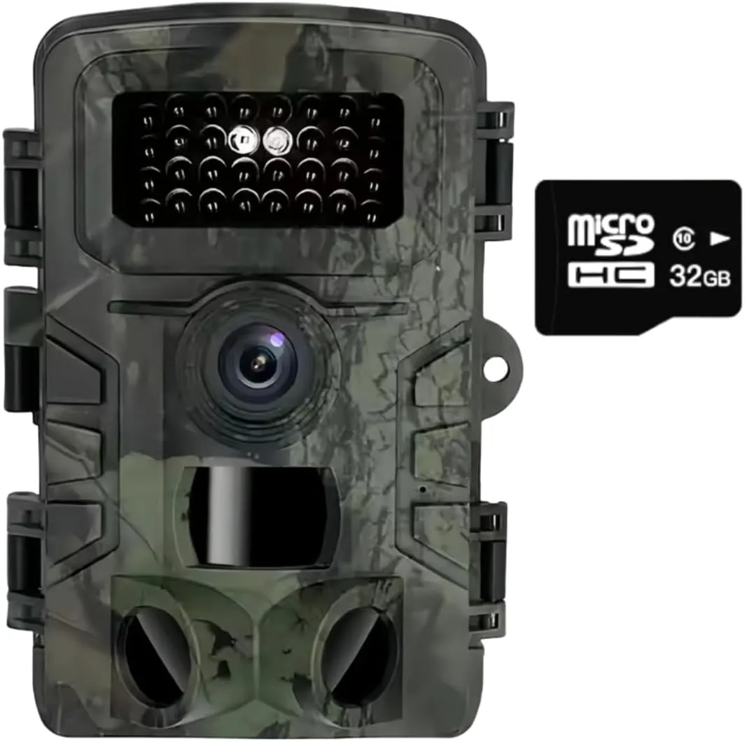 Bild von Wildkamera mit 58 MP, 2.7K Auflösung und Nachtsicht, Testgewinner für die Jagd, Reaktionszeit 0,2 Sekunden, 950nm Infrarot Low Glow