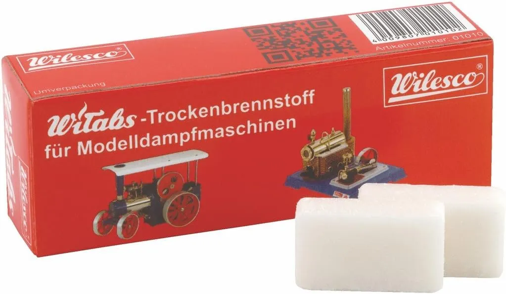 Bild von Wilesco Z81 Modellbauzubehör in Weiß mit 12 Stück Trockenbrennstoff